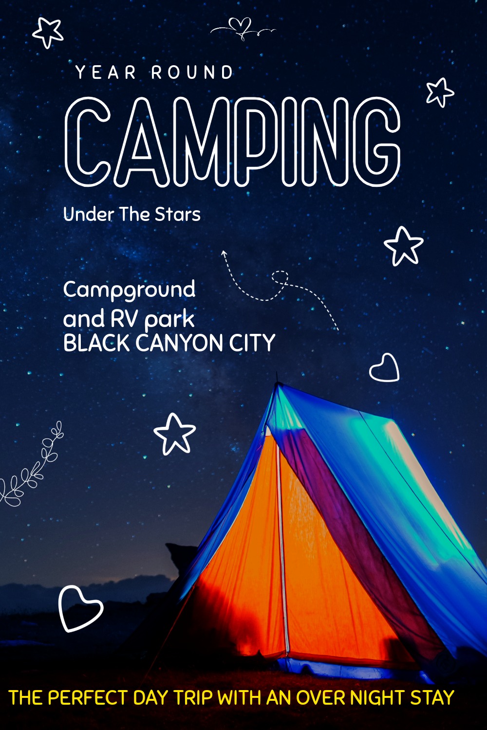 Camping in Black Canoyon City